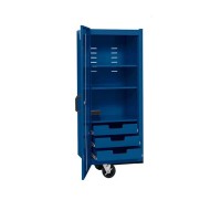 Locker, 3 drawers / 3 shelves, Royal Blue Locker, 3 drawers / 3 shelves, Royal Blue