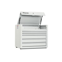 Top Chest, Classic 60, 5 Drawers, White
